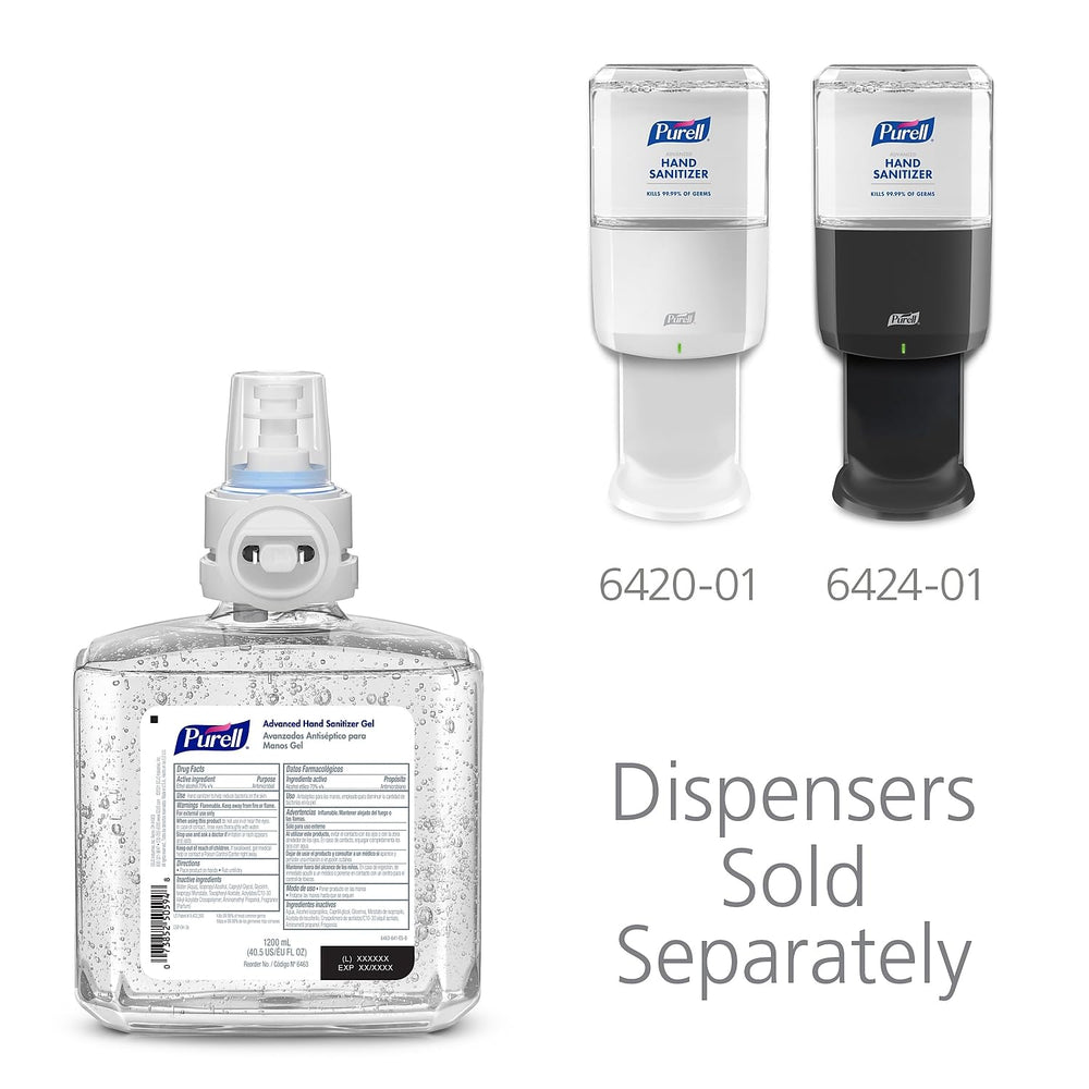 Purell packaging is recyclable, supporting sustainable facility operations.