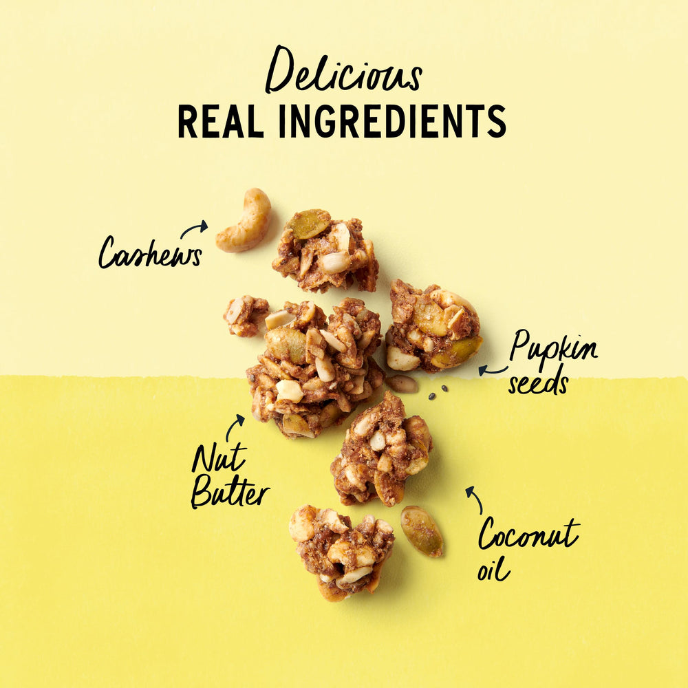 Purely Elizabeth Banana Granola ingredients reveal organic, non-GMO goodness.