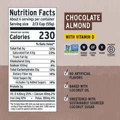 Purely Elizabeth cereal superfood chocolate almond bowl presents a tasty fiber-rich morning meal