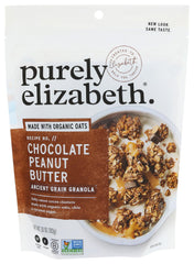 Purely Elizabeth Granola Nut Butter Chocolate bottle pour energizes breakfast