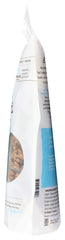 Granola chips close-up in Purely Elizabeth bag revealing salty-sweet vanilla chocolate bite