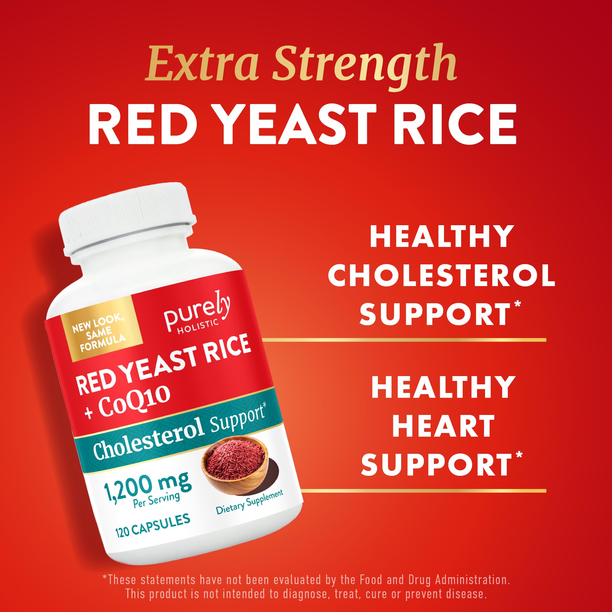 Purely Holistic CoQ10 label closeup highlights antioxidant support and energy production