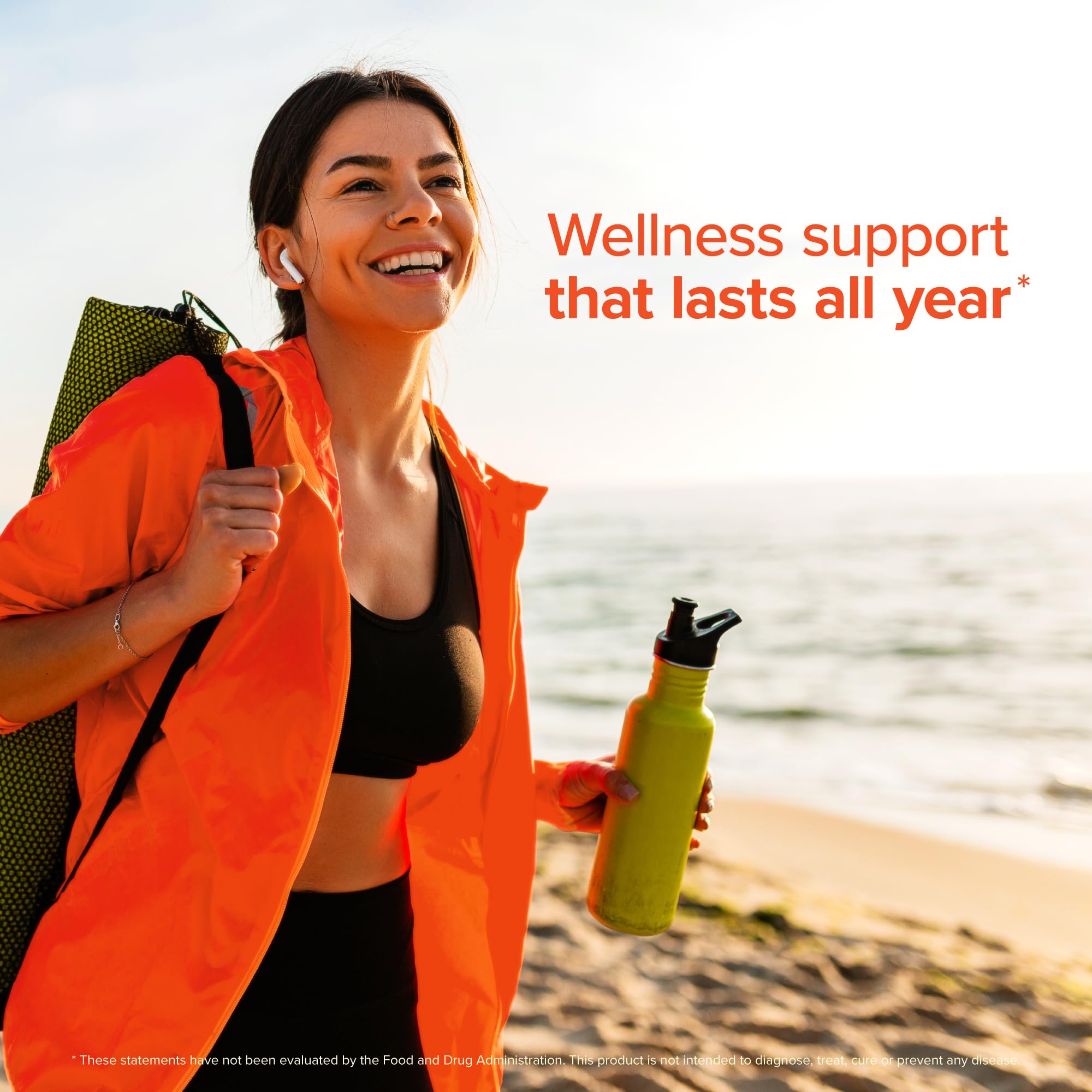 Purely Holistic immune-support daily-use capsule on desk.