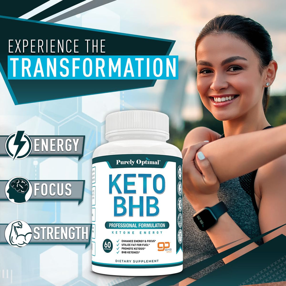 Keto BHB capsules on a desk scene for busy days