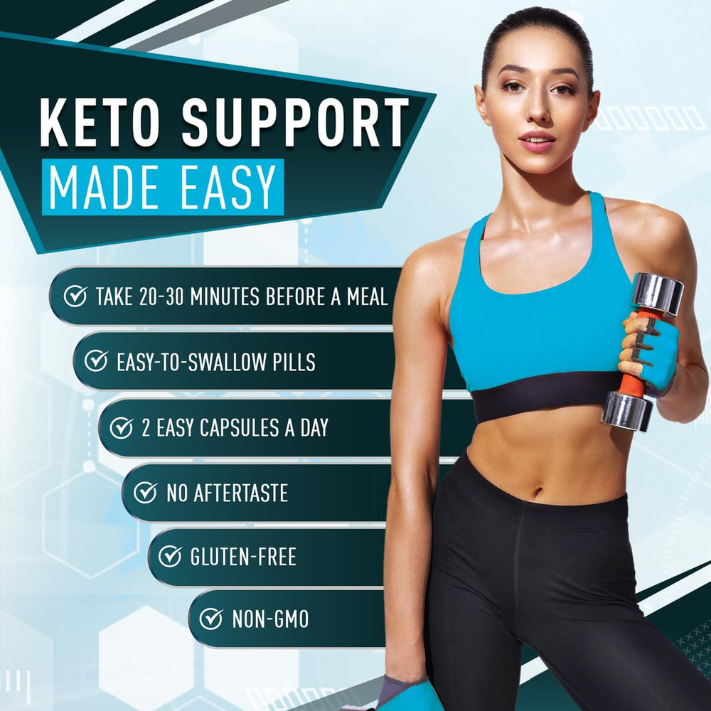 Label detail of Purely Optimal Keto BHB capsules highlighting quality ingredients