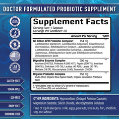 Purely Optimal Probiotics bottle pour illustrating simple daily dosing