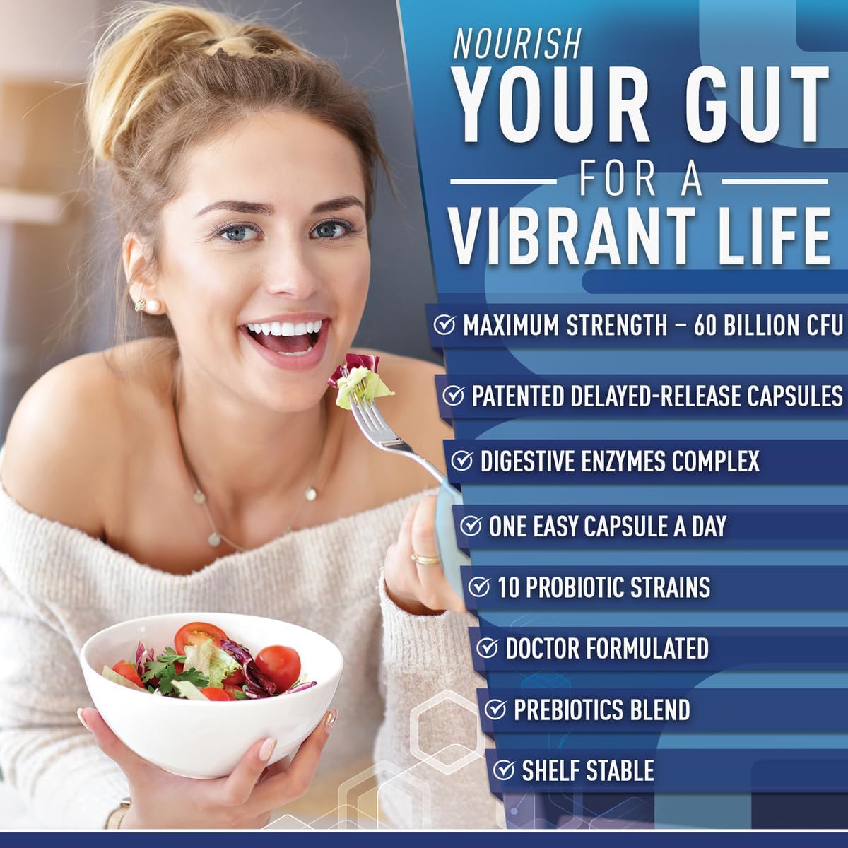 Purely Optimal Probiotics organic prebiotics icon signaling plant-based support
