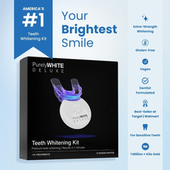 PurelyWHITE DELUXE 3ml gel syringes ready for multiple whitening sessions