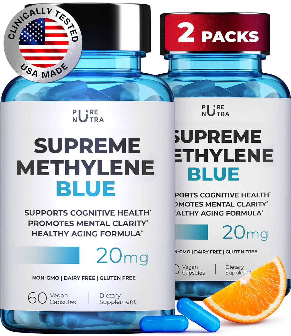 PureNutra Ultimate Methylene Blue bottle for daily focus support.