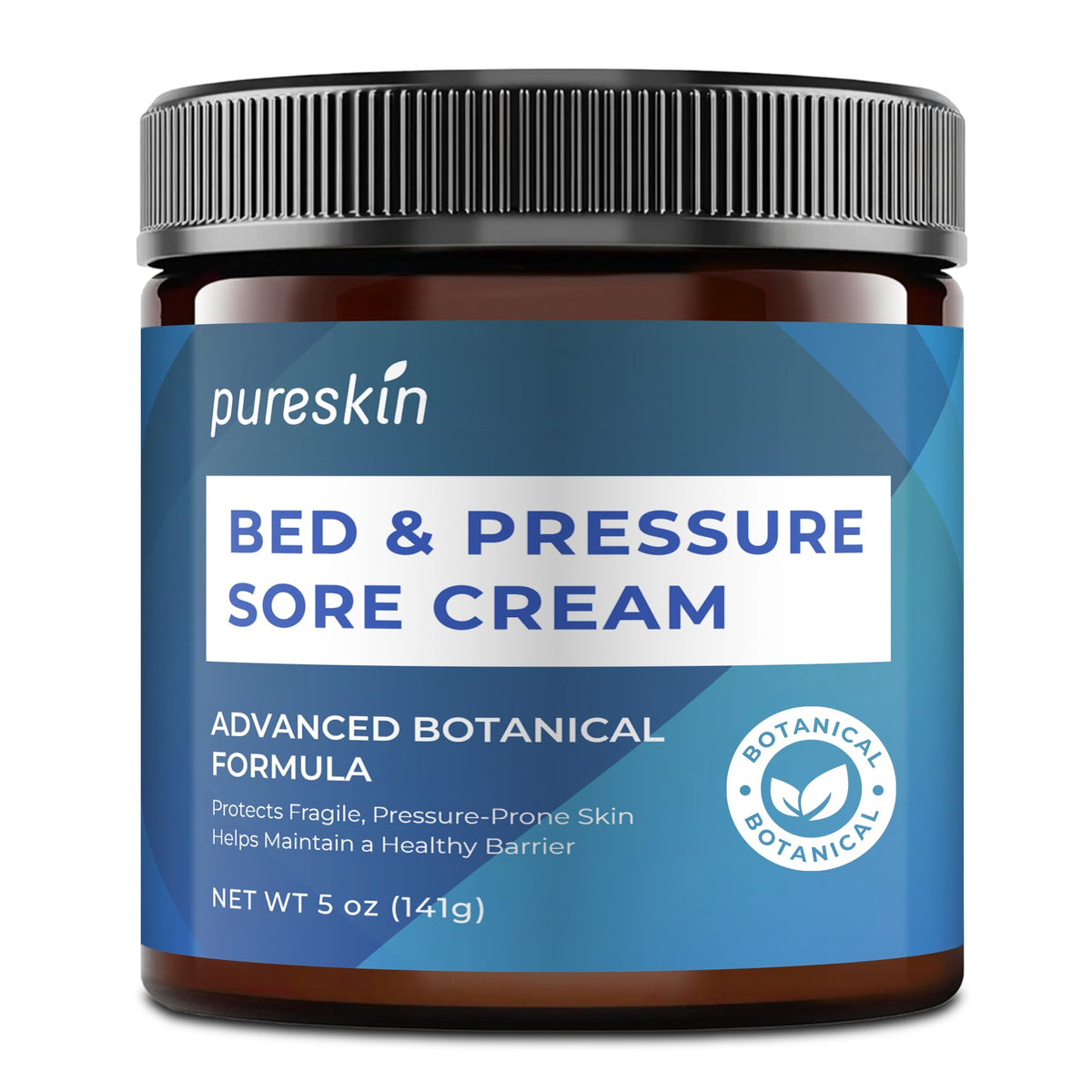 PURESKIN Bed Sore Cream jar shown for easy daily care and long-lasting relief