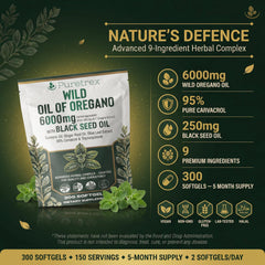 PURETREX oregano softgels pack easy to swallow daily capsules