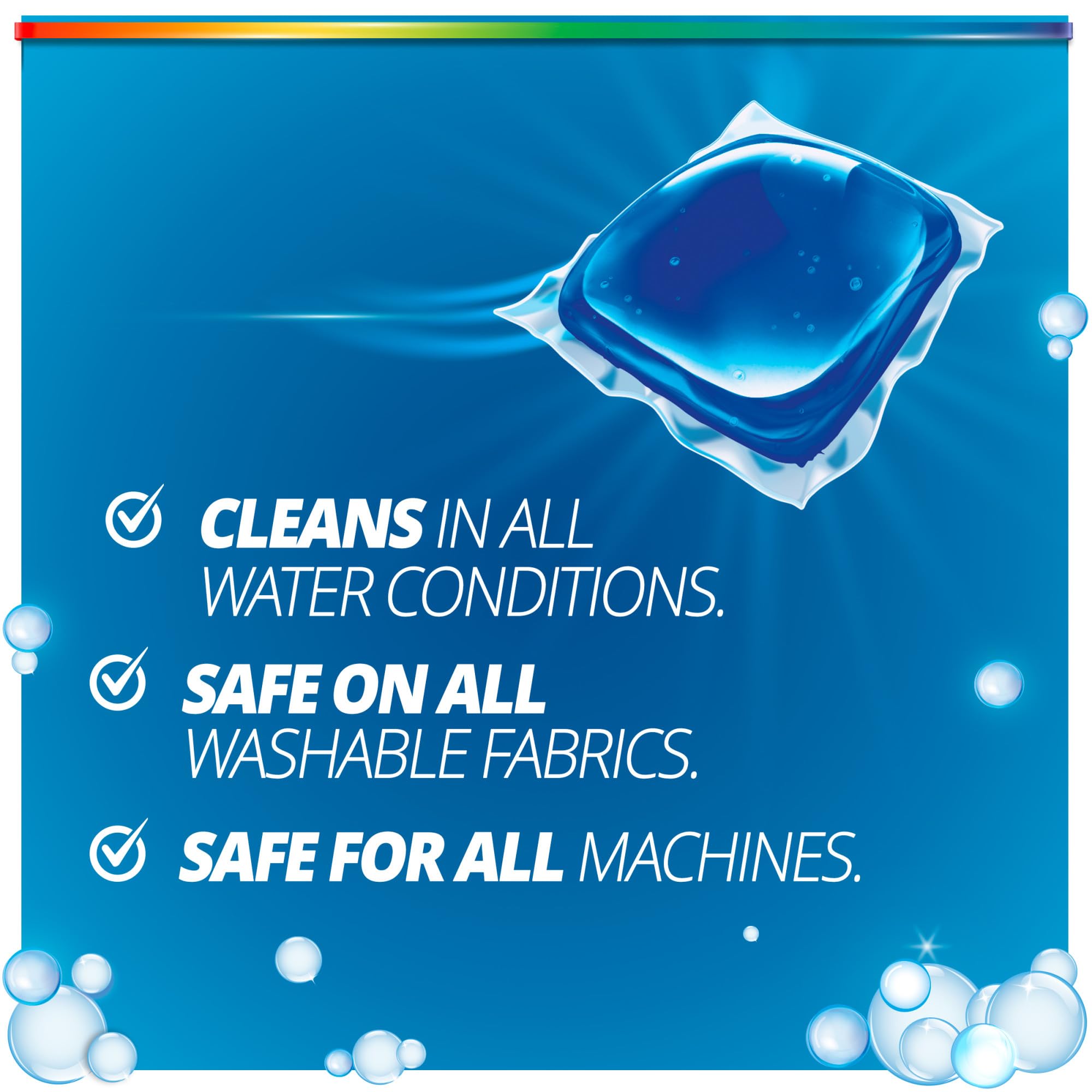 HE-compatible Purex Pacs suitable for whites, colors, and darks