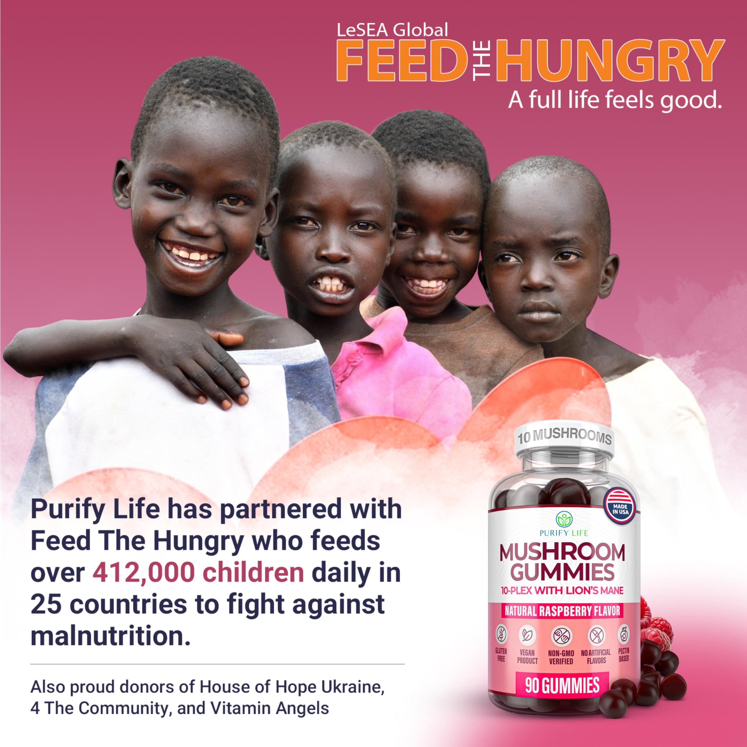 Purify Life daily routine with gummies integrated into morning.