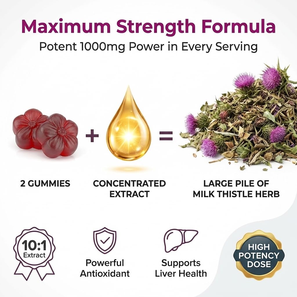Purify Life gummies with vibrant color signaling flavor and easy, sugar-free intake.