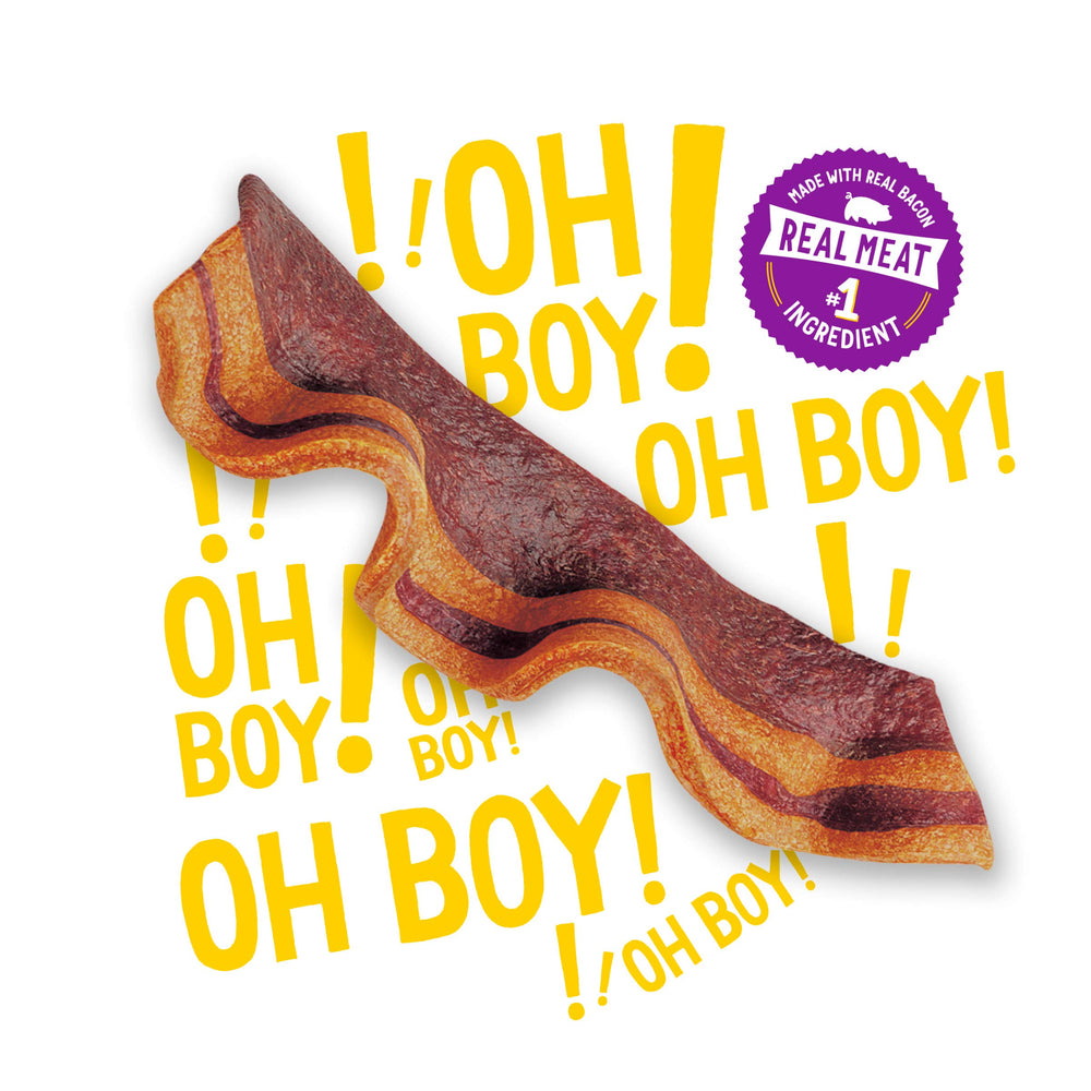 Purina Beggin' Strips real-meat-first ingredient, high-quality treat for dogs.
