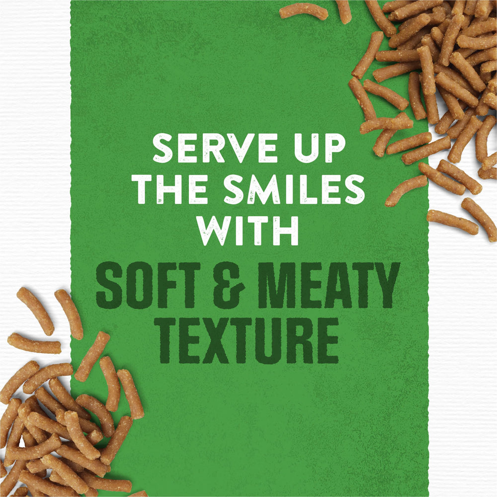 Purina Moist & Meaty Real Chicken pouches open and close for portion control