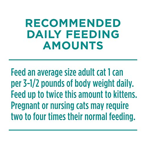 Close-up of Purina ONE nutrition facts panel