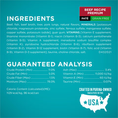 Close-up of Purina ONE grain-free pate texture