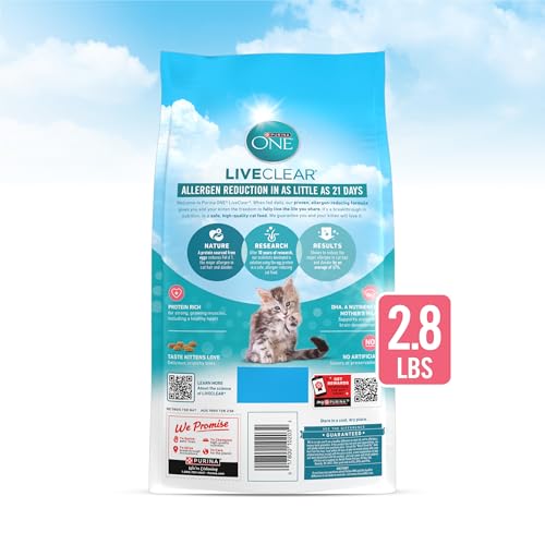 Purina ONE LiveClear lists real chicken as the first ingredient.
