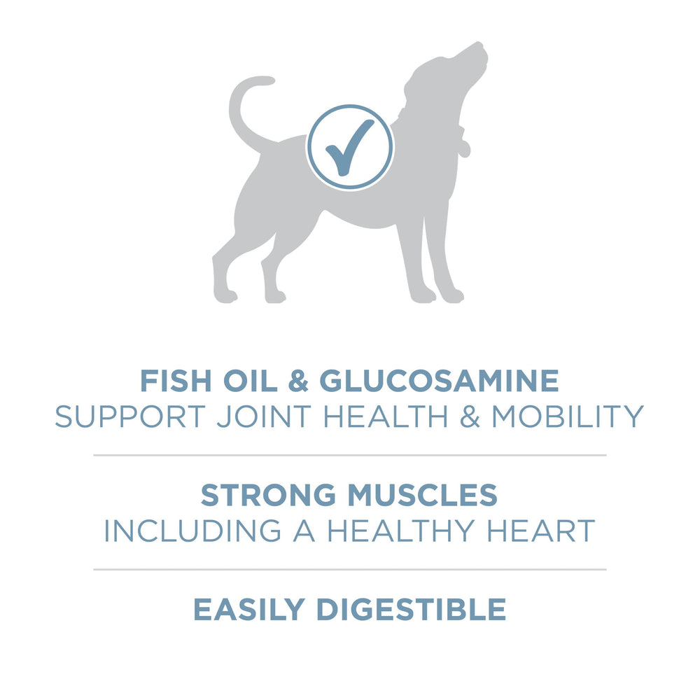 Purina ONE Plus Joint Health Formula real chicken first ingredient promotes strong muscles.