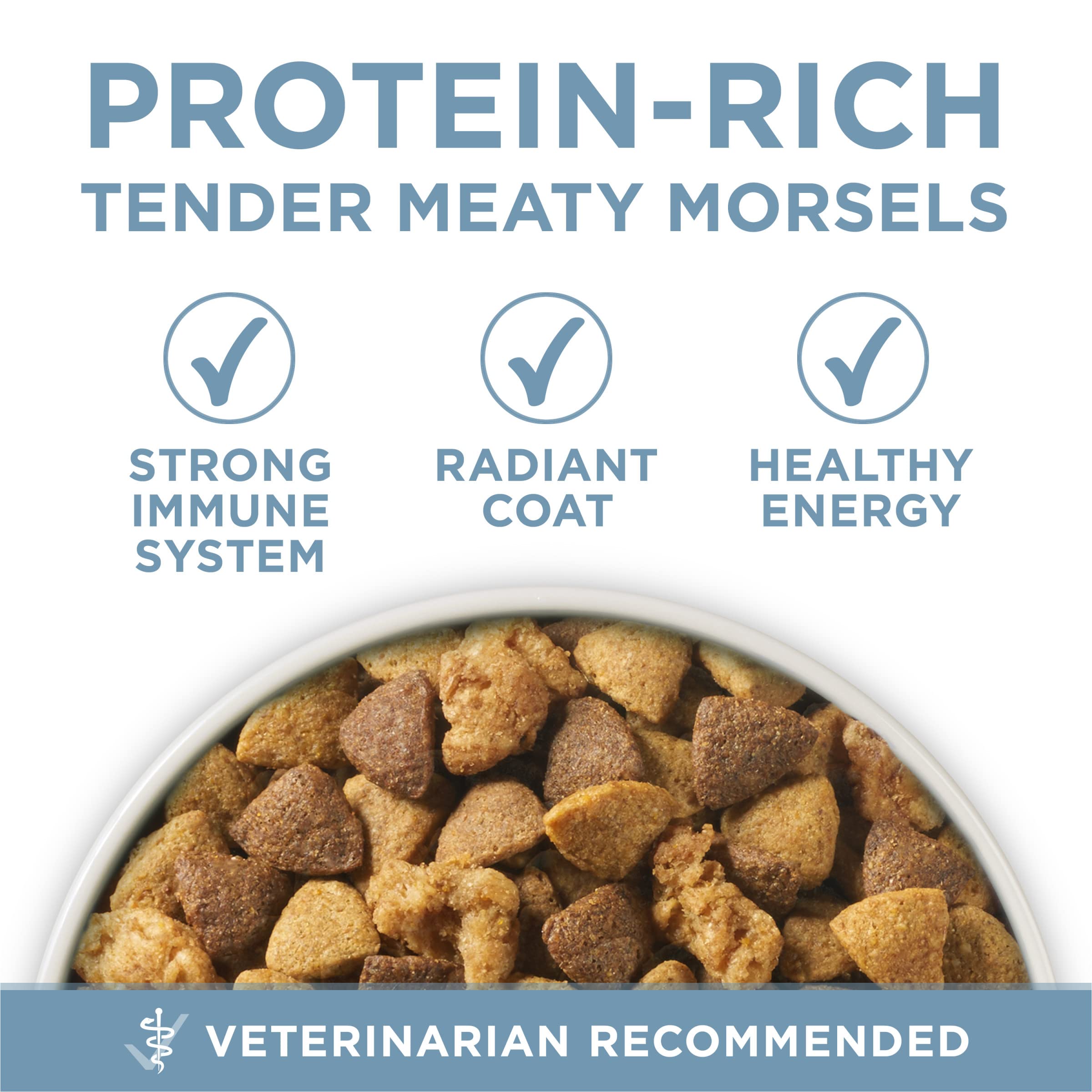 Purina ONE Plus 100 percent nutrition with no fillers.
