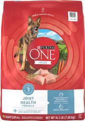Purina ONE Plus omega-6 promotes shiny coat and healthy skin.