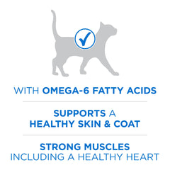 Purina ONE Plus – poisson blanc océan, profil nutritionnel équilibré.