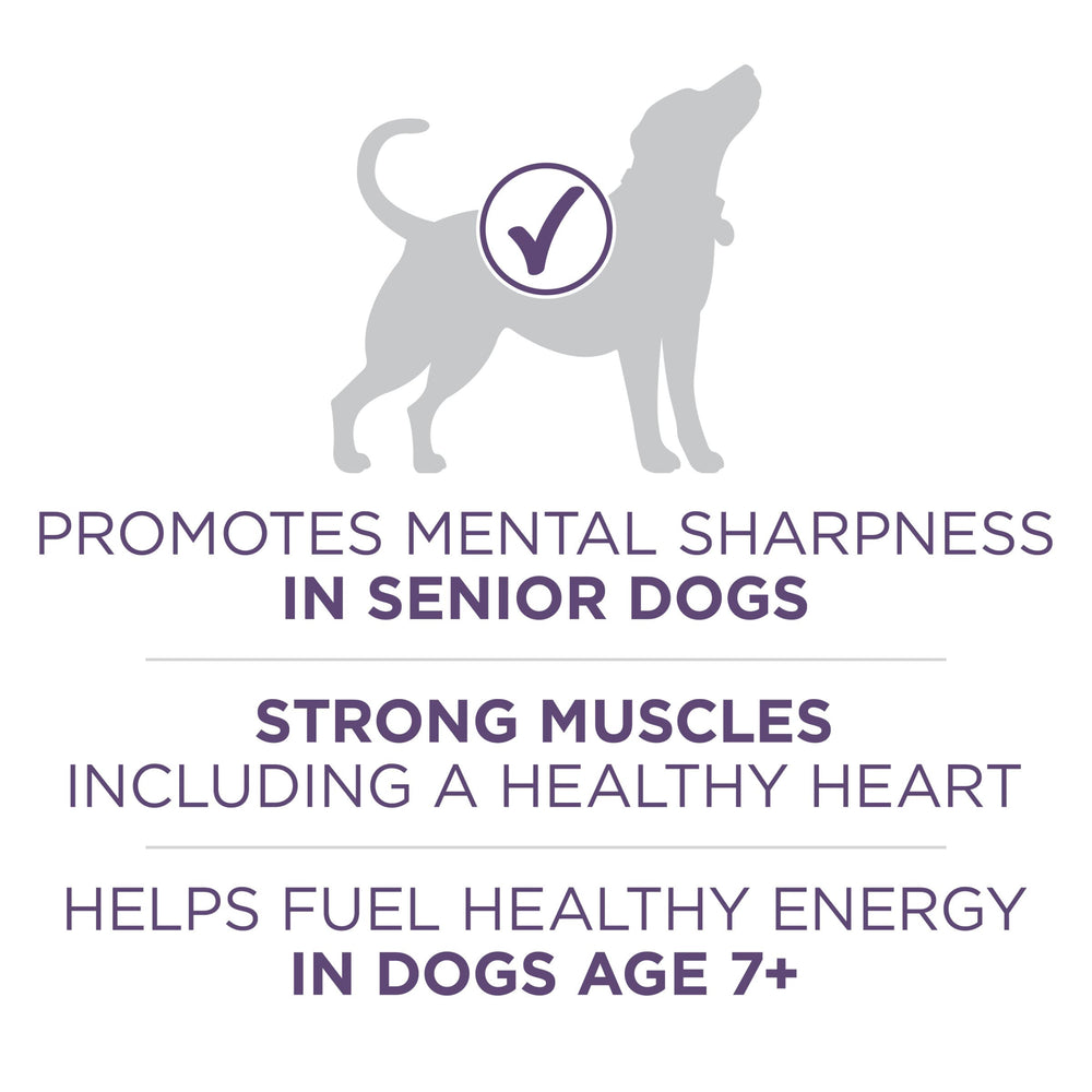 Purina ONE Vibrant Maturity shows real chicken as first ingredient.
