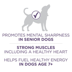 Purina ONE Vibrant Maturity shows real chicken as first ingredient.