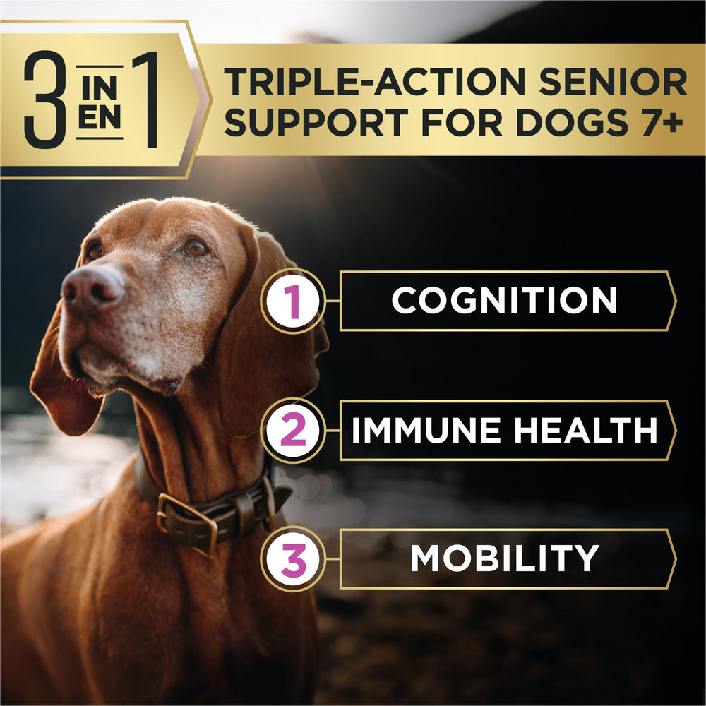 Purina Pro Plan AdvantEDGE senior-small-breed-real-chicken-ingredient emphasizes real protein first.