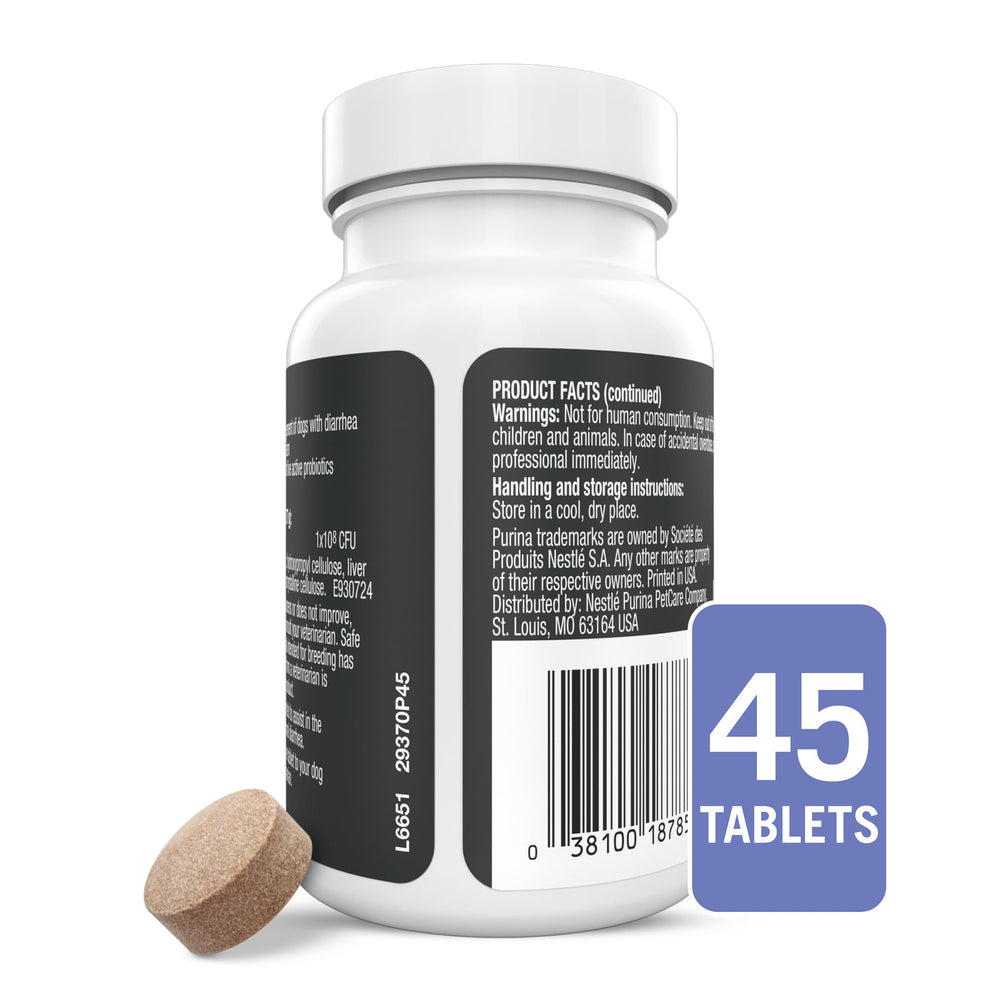 FortiFlora may reduce gas in dogs during regular use