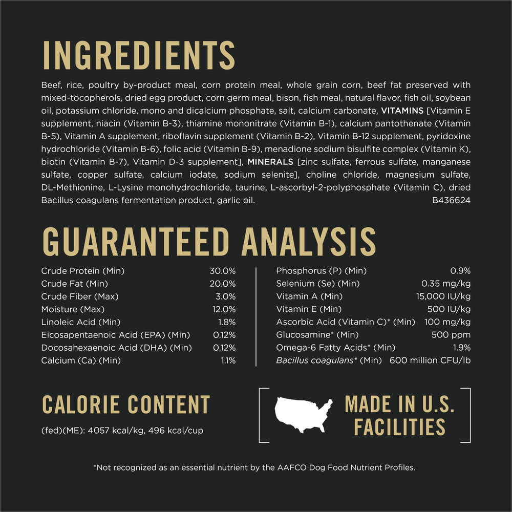 Purina Pro Plan Sport bowl serving image showing portion control.
