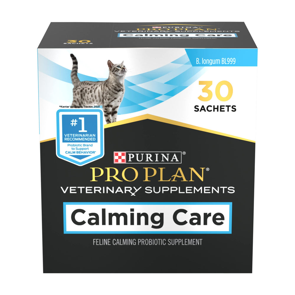 Purina Pro Plan Calming Care packet ready for daily use to support calm behavior