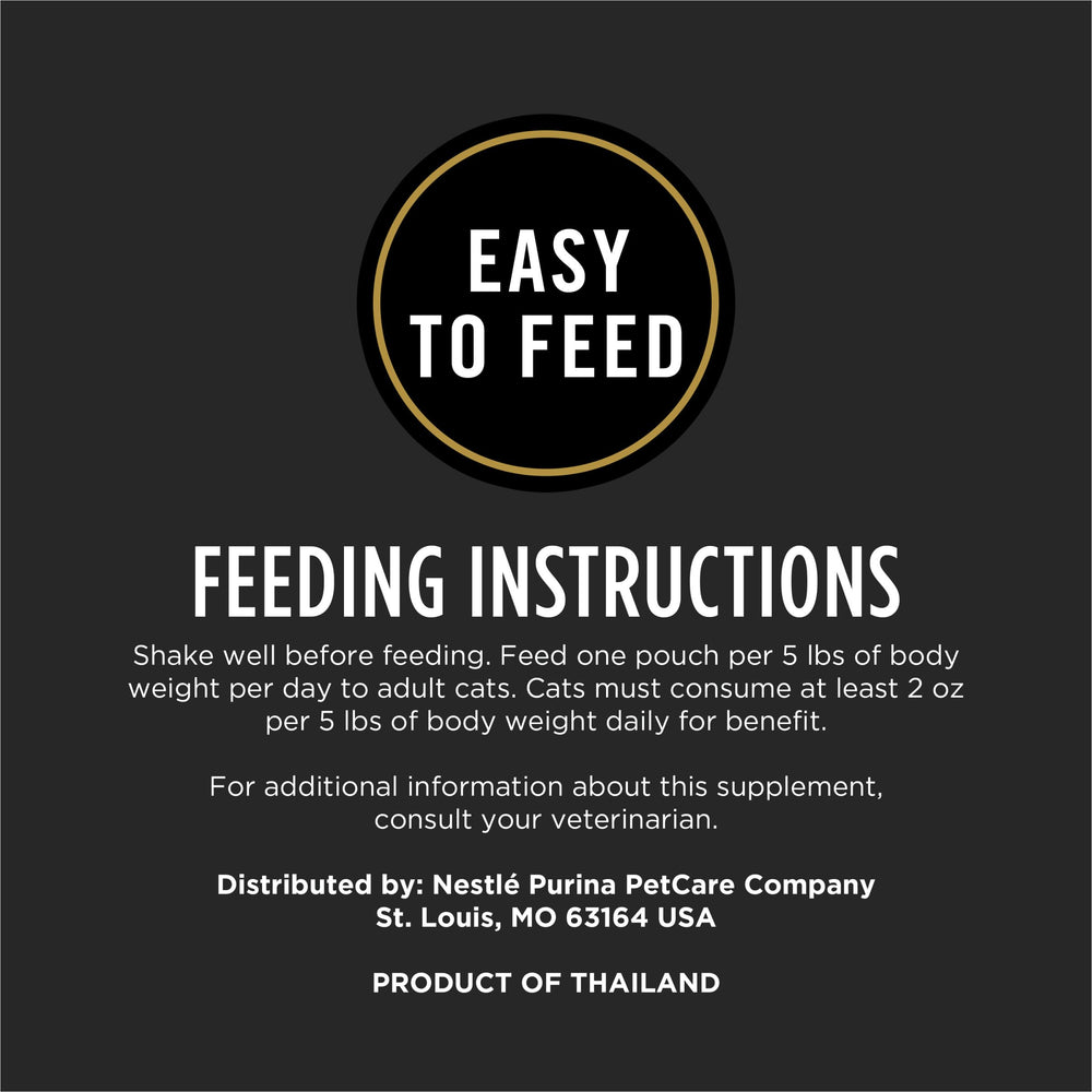 Purina Pro Plan Hydra Care serving suggestion in a cat’s feeding area