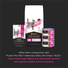 Purina Pro Plan Veterinary Diets Urinary Health Cat Treats serving in a bowl illustrates portion-controlled snacking