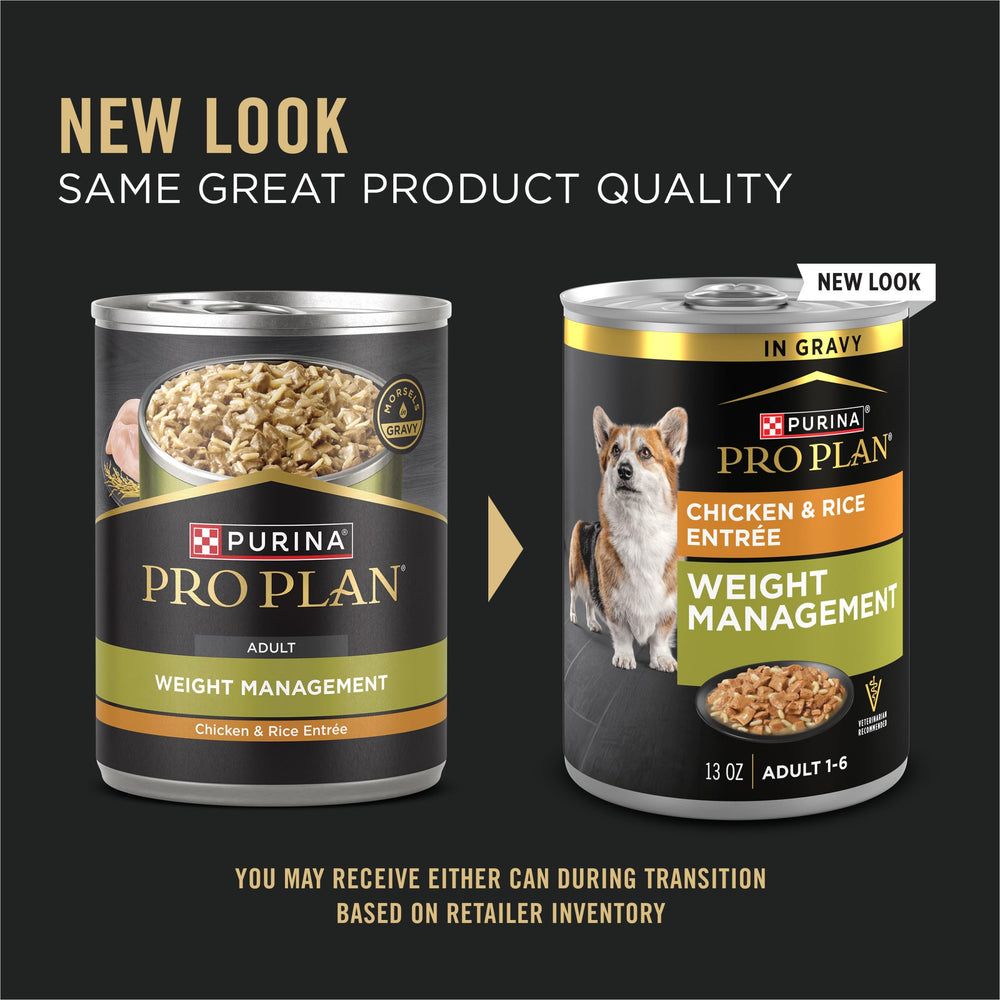 Purina Pro Plan Weight Management served in a bowl for mealtime.