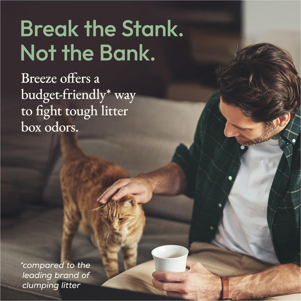 Purina Tidy Cats Breeze open box design supports easy cleaning.