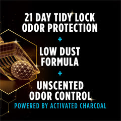 Purina Tidy Cats Performance Plus Power Clump closeup of smooth, low-dust litter
