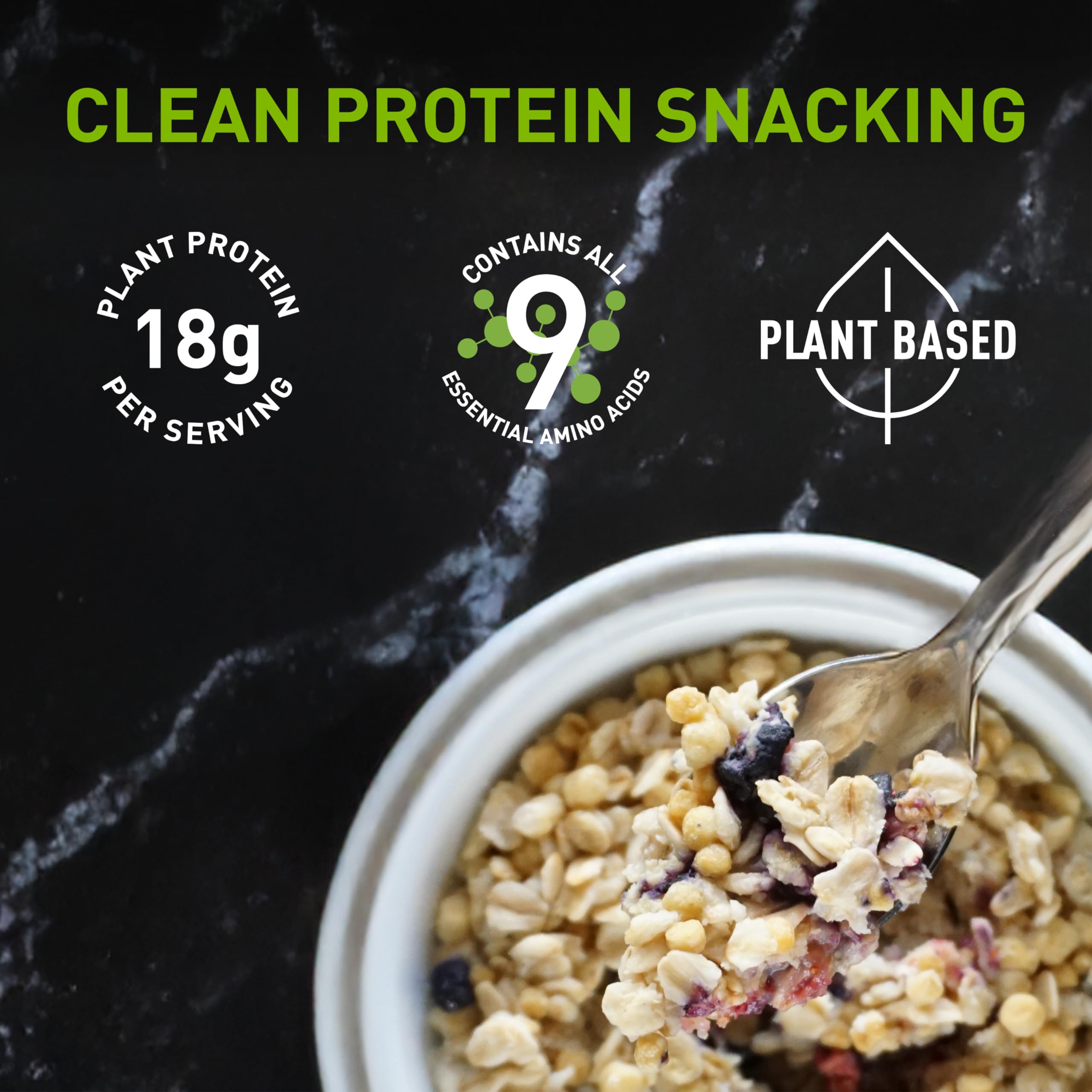 PURIS Made-in-USA pea protein crisps emphasize domestic production and quality.