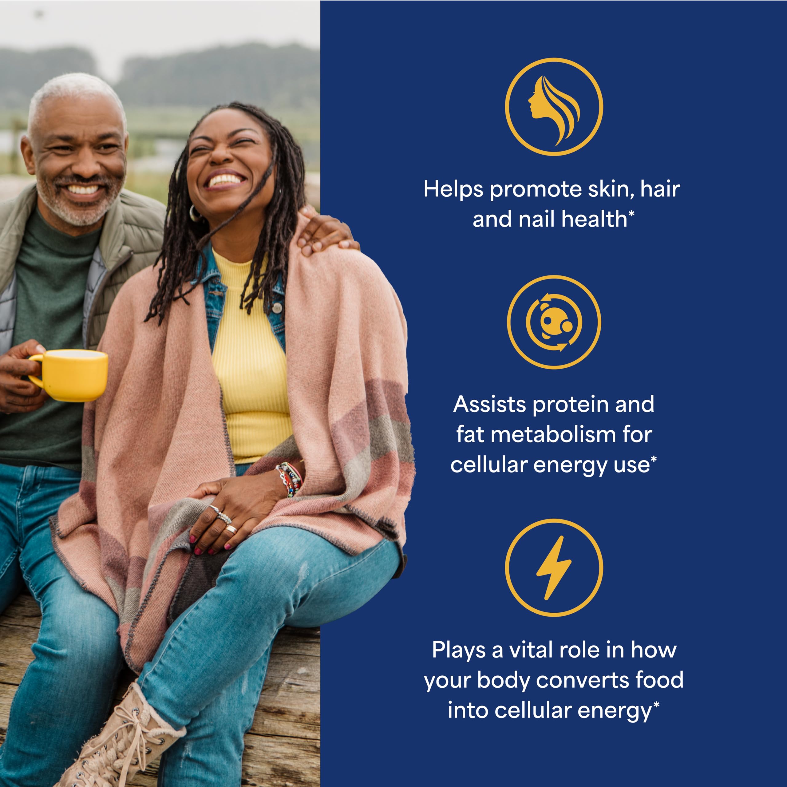 Puritan's Pride Biotin 2-pack bottles for long-lasting daily wellness