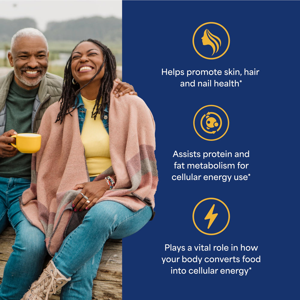 Puritan's Pride Biotin 2-pack bottles for long-lasting daily wellness