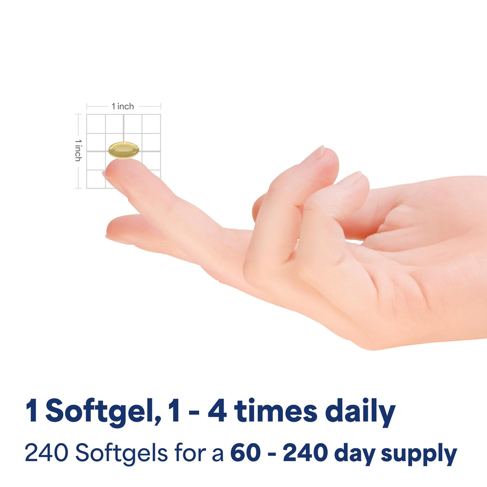 Puritan's Pride CoQ10 softgels highlighting oral and gum health potential.