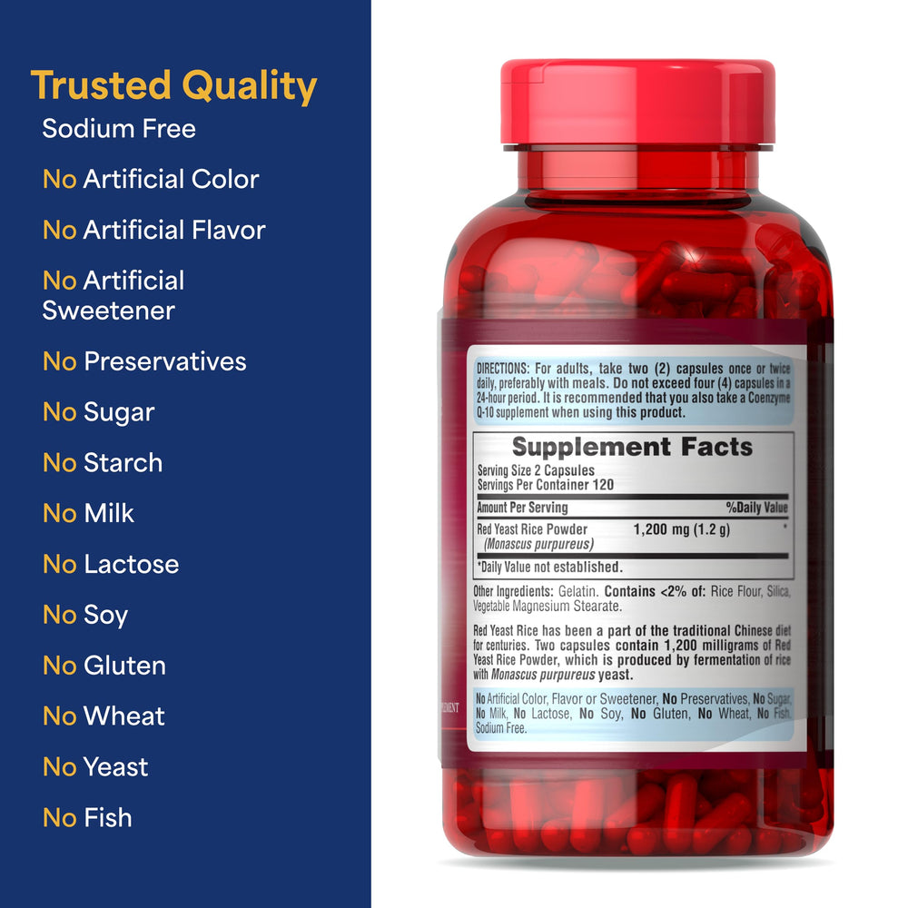 Gluten-free and soy-free ingredients highlighted on the label