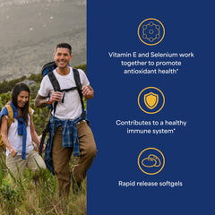 Puritan's Pride immune-support softgels arranged for daily wellness routine