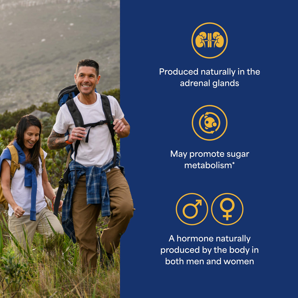 Puritan's Pride Youth Guard DHEA dosage label highlights 50 mg per tablet