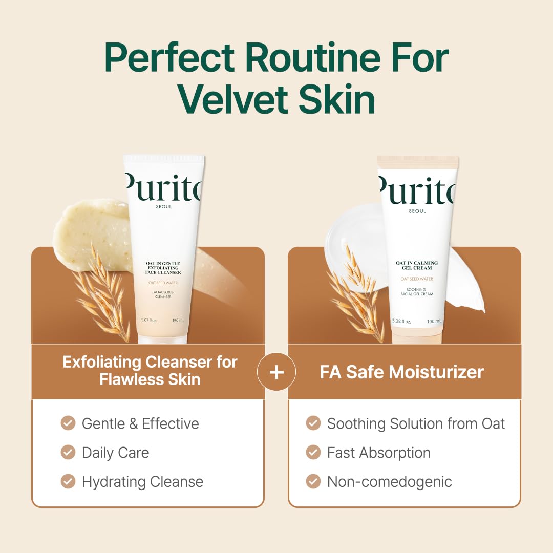 PURITO Exfoliating Polish texture closeup for gentle surface renewal.