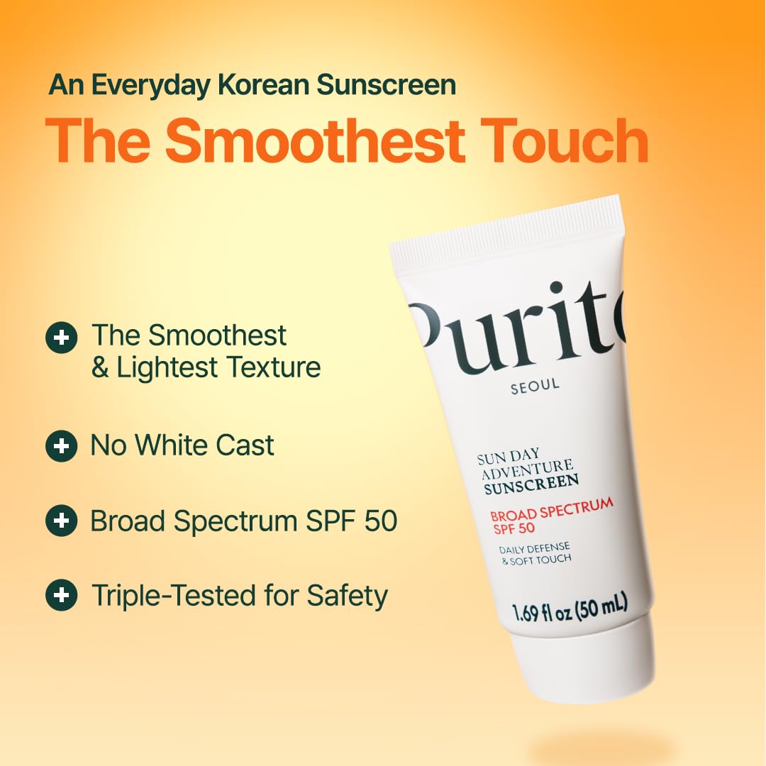 PURITO oil-free formula keeps skin fresh while protecting from the sun