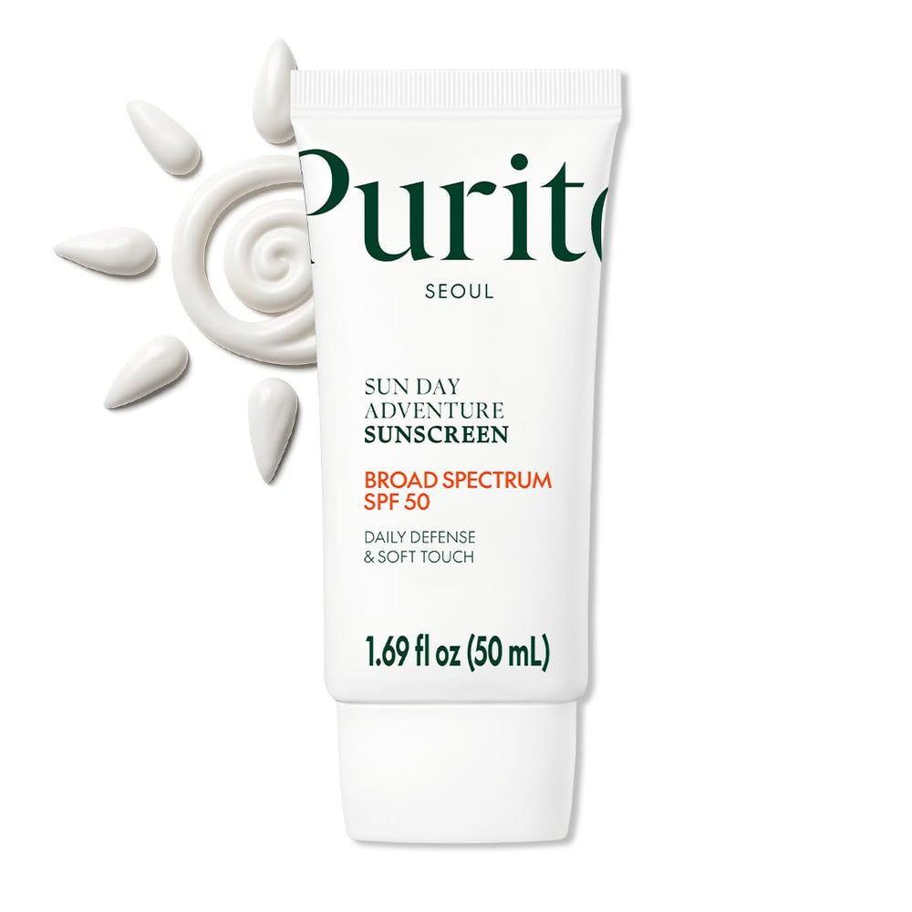 PURITO sunscreen with ultra-smooth texture for daily wear and quick absorption