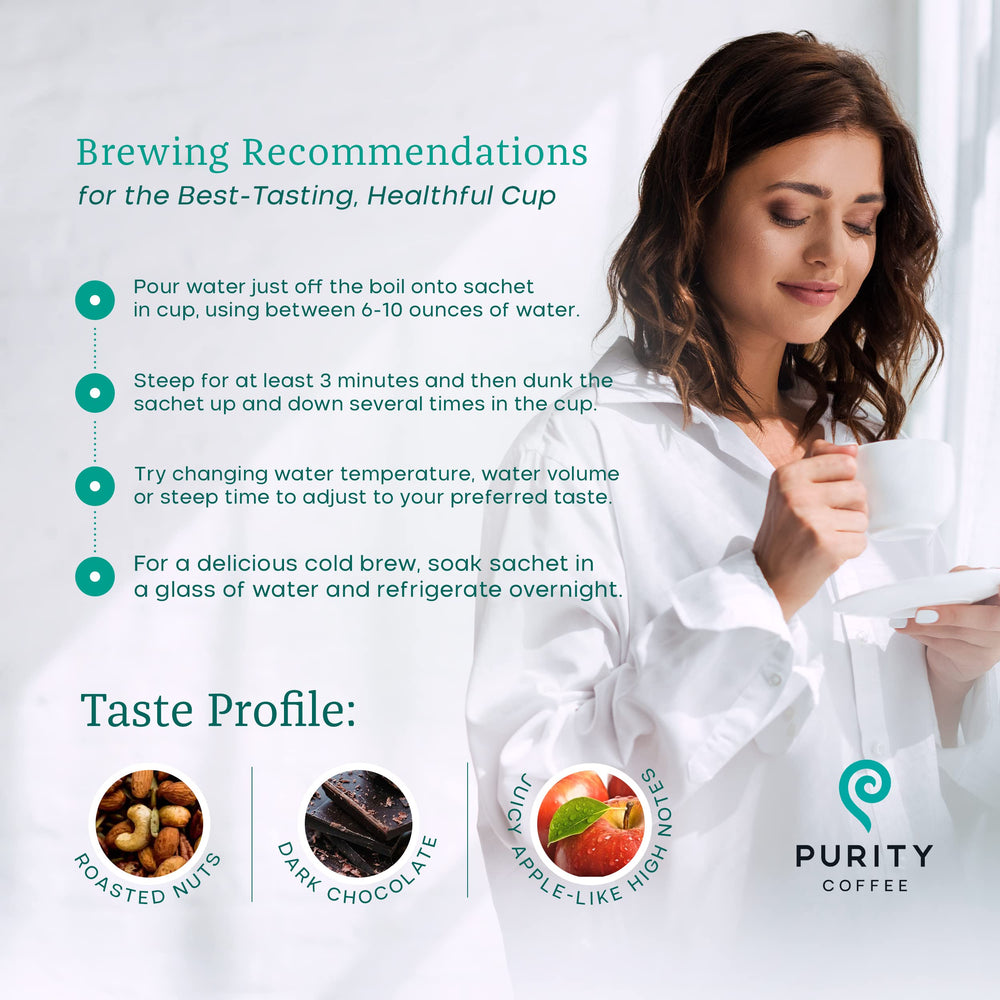 Nitrogen-flushed packaging preserves Purity Coffee FLOW freshness