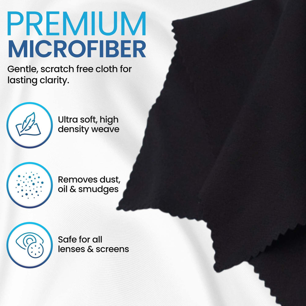 Purity Lens Cleaner used on AR-coated lens to reduce smudges.